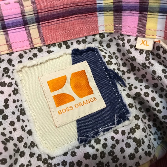 Hugo Boss Shirts Hugo Boss Orange Label Mens Xl Cliff Shirt Floral